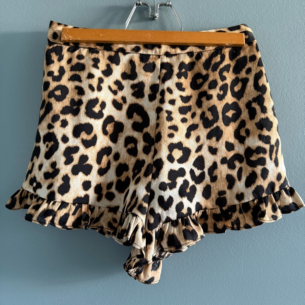 Urban Outfitters Animal Print Flutter Short